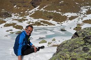 Al Monte Campo e Laghetto di Pietra Quadra da Capovalle-Caprini il 6 aprile 2017 - FOTOGALLERY